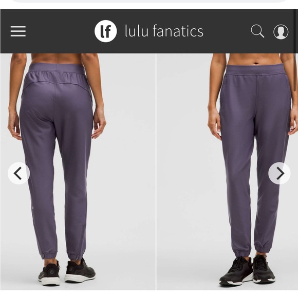NWT Lululemon Adapted State High-Rise Fleece Jogger Full Length Sz 10 Nightfall